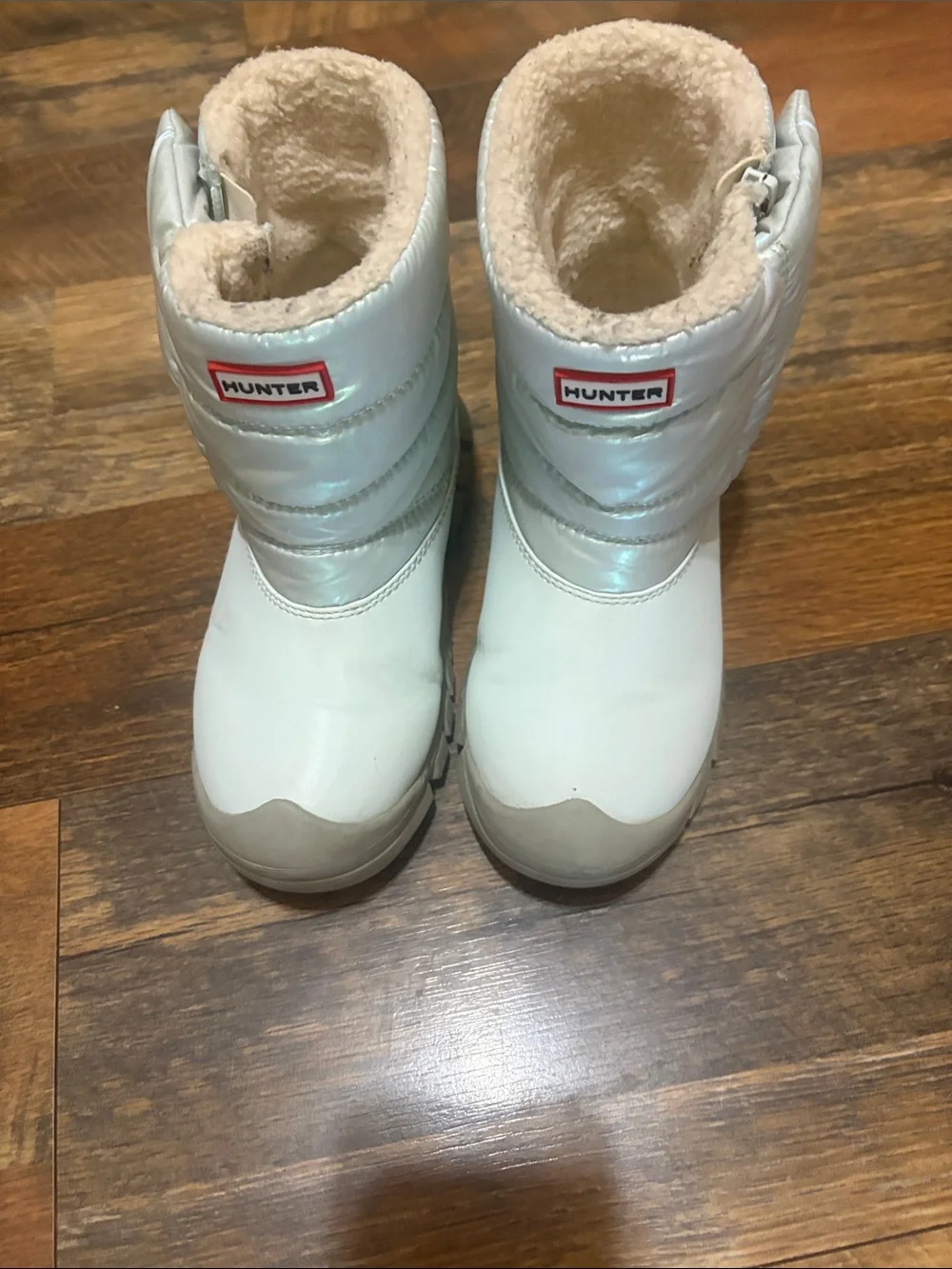 HUNTER BIG KIDS INTREPID NEBULA SNOW BOOTS GENTLE BLUE SIZE 2